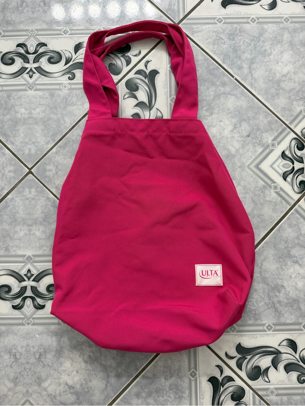 Ulta Beauty tote in Hot Pink
